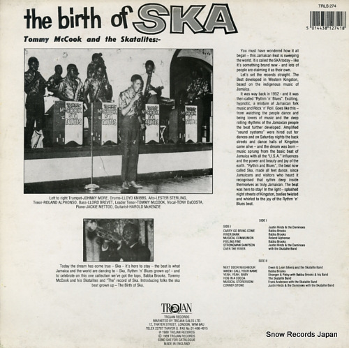 V/A the birth of ska TRLS274