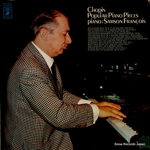 FRANCOIS, SAMSON chopin; popular piano pieces KJ-1637