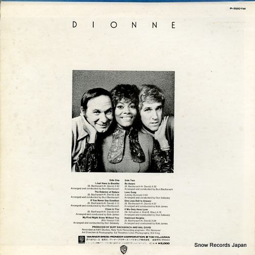 WARWICKE, DIONNE dionne P-8201W - back cover