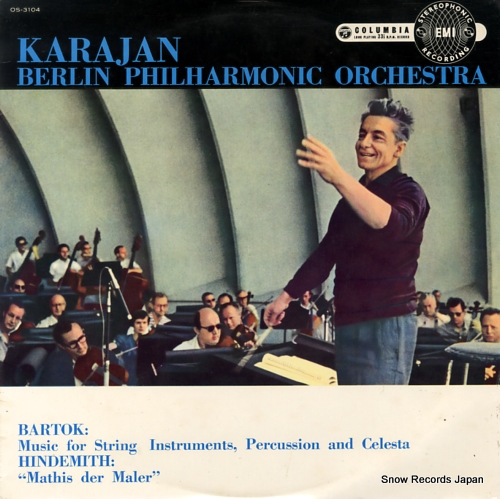 KARAJAN, HERBERT VON bartok; music for string instruments, percussion and celesta OS-3104
