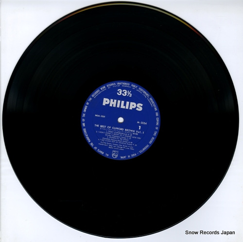 BROWN, CLIFFORD the best of clifford brown vol.1 M-5034