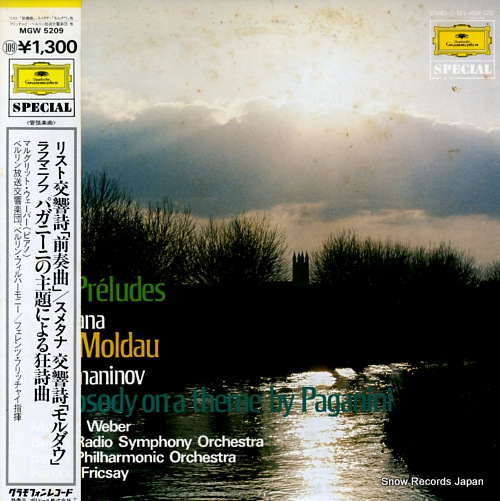 FRICSAY, FERENC liszt; les preludes / smetana; the moldau MGW5209 - front cover