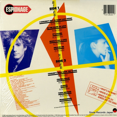 ESPIONAGE esp 960400-1