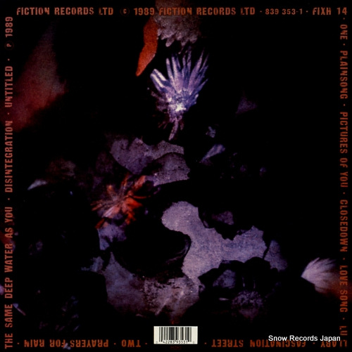 CURE, THE disintegration FIXH14