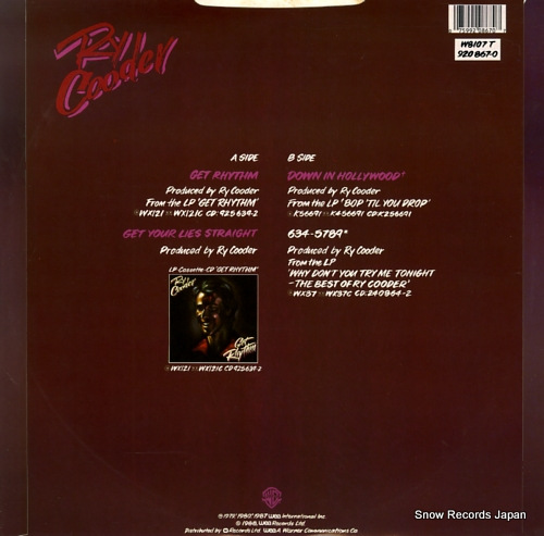 COODER, RY get rhythm W8107T