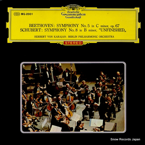 KARAJAN, HERBERT VON beethoven; symphony no.5 MG-2001 - front cover