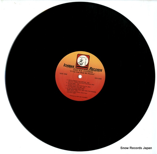 COLEMAN, GARY B.B. if you can beat me rockin' ICH-1018