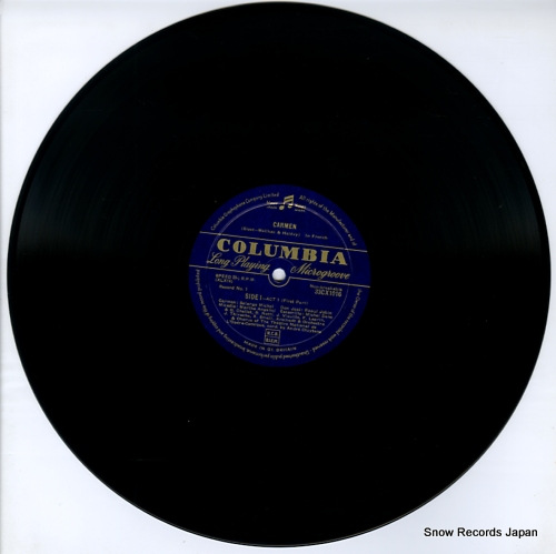 CLUYTENS, ANDRE bizet; carmen 33CX1016