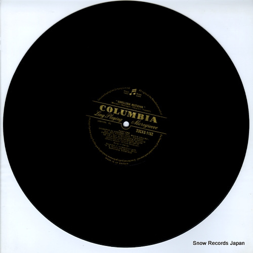 SERAFIN, TULLIO mascagni; cavalleria rusticana 33CXS1182