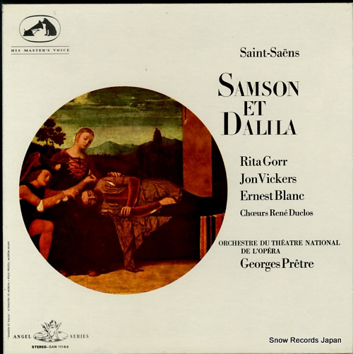 PRETRE, GEORGES saint-saens; samson et delila SAN117 - front cover