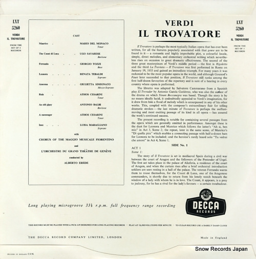 EREDE, ALBERTO verdi; il trovatore LXT5260
