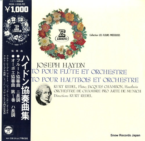 REDEL, KURT haydn; concertos pour flute et pour hautbois REM-1036-RE