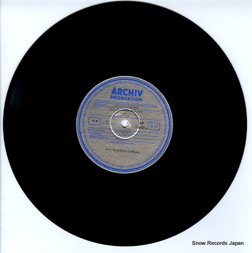 NEUMEYER, FRITZ bach; toccata c-moll bwv 911 / d-dur bwv912 13033AP