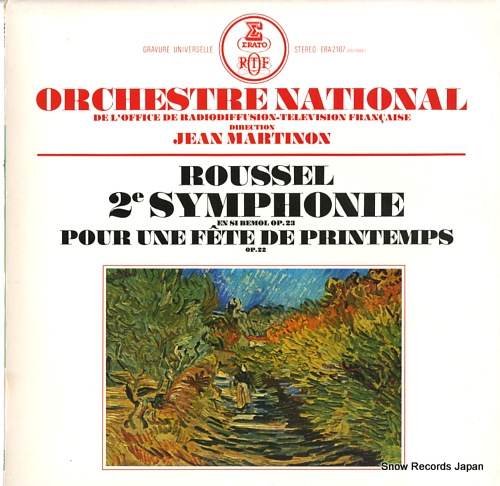 MARTINON, JEAN roussel; 2e symphonie ERA-2107