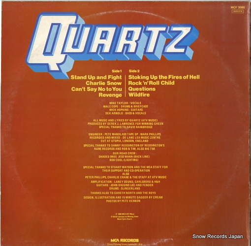 QUARTZ stand up and fight MCF3080