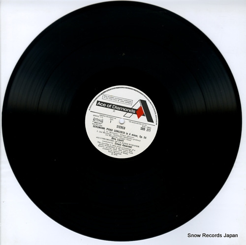 LIPATTI, DINU, AND ERNEST ANSERMET schumann; piano concerto in a minor SDD271