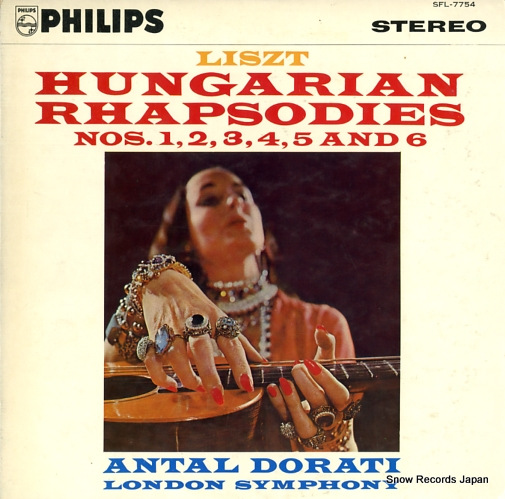 DORATI, ANTAL liszt; hungarian phapsodies no.1,2,3,4,5 and 6 SFL-7754