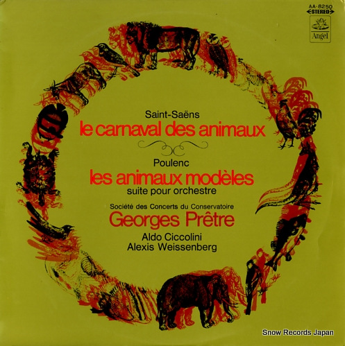 PRETRE, GEORGES saint-saens; le carnaval des animaux AA-8250