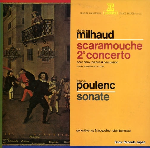 JOY, GENEVIEVE milhaud; scaramouche ERX4009