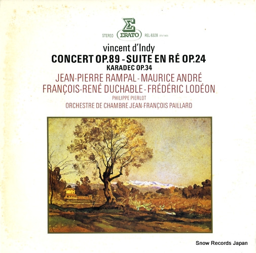 PAILLARD, JEAN-FRANCOIS d'lndy; concert op.89/suite en re op.24 REL-8328