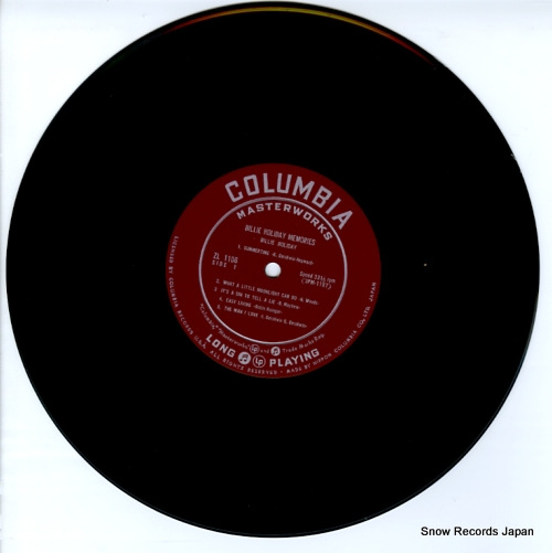 HOLIDAY, BILLIE billie holiday memories ZL-1106