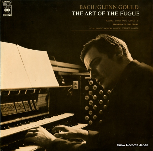 GOULD, GLENN the art of the fugue vol.1 SOCL1139
