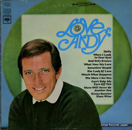 WILLIAMS, ANDY love andy CS9566