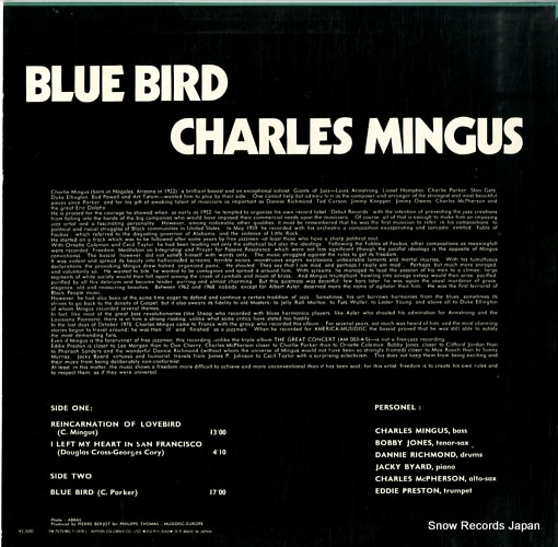 MINGUS, CHARLES blue bird YW-7575-MU