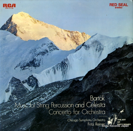 REINER, FRITZ bartok; music of string percussion and celesta SRA-2738