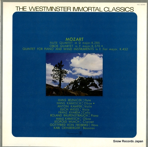 V/A the westminster immortal classic mozart MZ5089