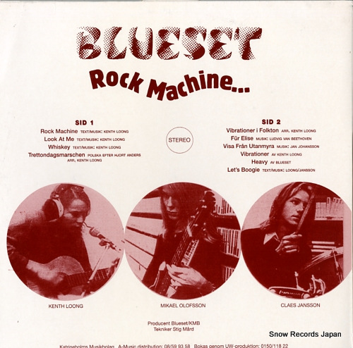 BLUESET rock machine BLUESEX