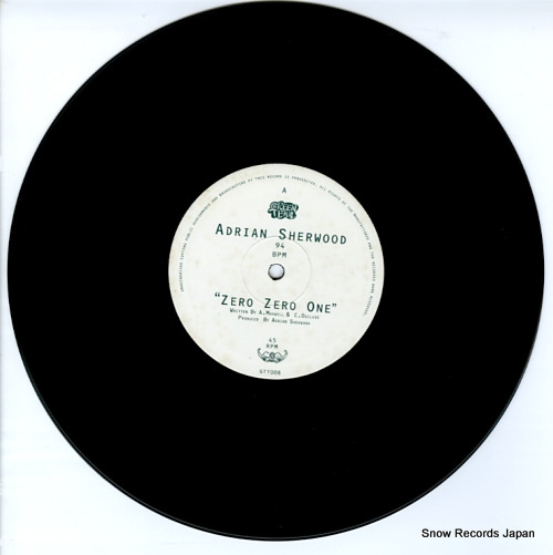 SHERWOOD, ADRIAN zero zero one / pass the rizla GTT008