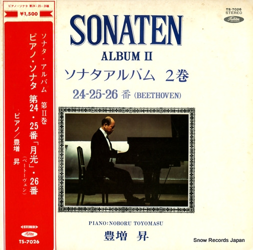 TOYOMASU, NOBORU sonaten album 2 TS-7026