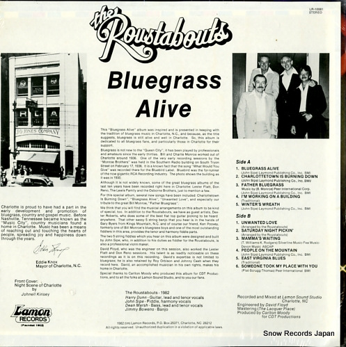 ROUSTABOUTS, THE bluegrass alive LR-10061