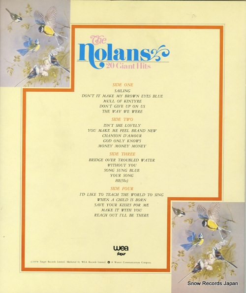 NOLANS, THE 20 giant hits P-5192J