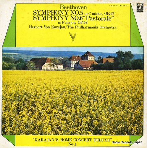 KARAJAN, HERBERT VON beethoven; symphony no.5/no.6 AWF-1071