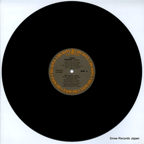 BERNSTEIN, LEONARD handel; messiah (highlights) FCCA327