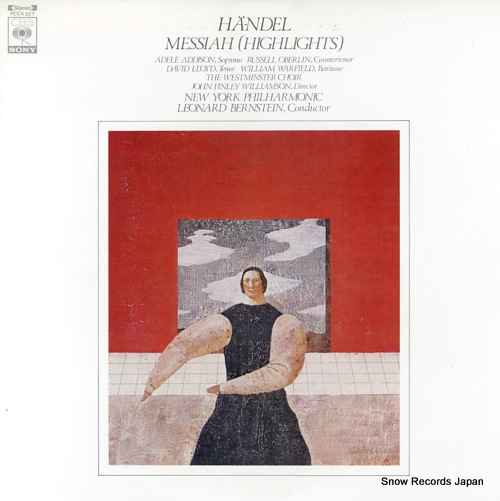 BERNSTEIN, LEONARD handel; messiah (highlights) FCCA327