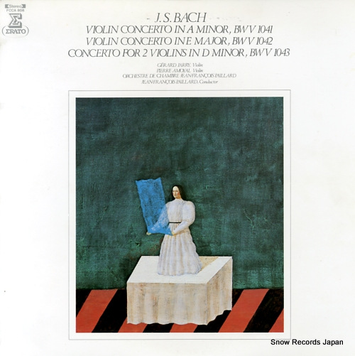 PAILLARD, JEAN-FRANCOIS bach; violin concertoin a minor & in e major FCCA808