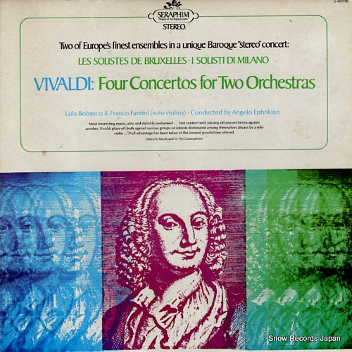 EPHRIKIAN, ANGELO vivaldi; four concertos for two orchestras S-60118