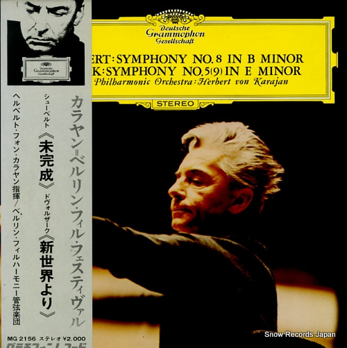 KARAJAN, HERBERT VON schubert; symphony no.8 in b minor (unfinished) MG2156