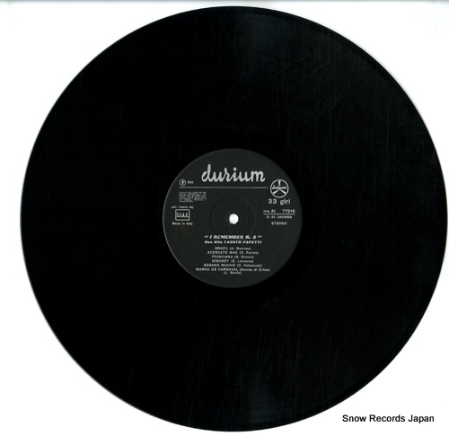 PAPETTI, FAUSTO i remember no.5 - motivi dell'america latina MSAI77216
