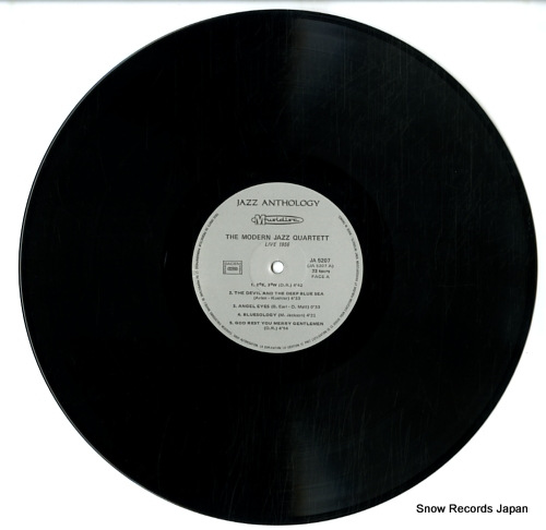 MODERN JAZZ QUARTET, THE live 1956 30JA5207