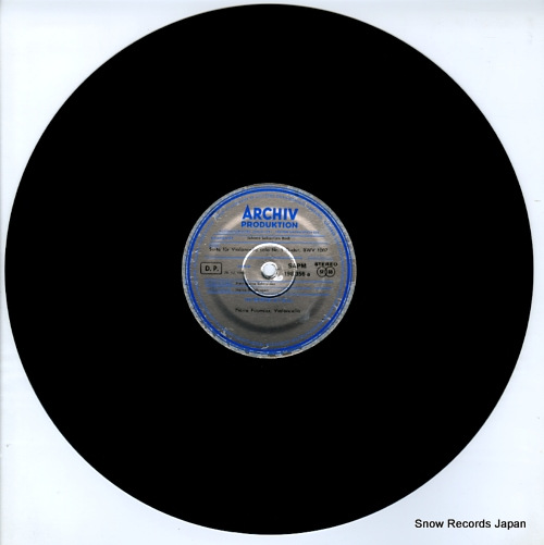 FOURNIER, PIERRE bach; sechs suiten fur violoncello solo bwv1007-1012 198356 / 2710005