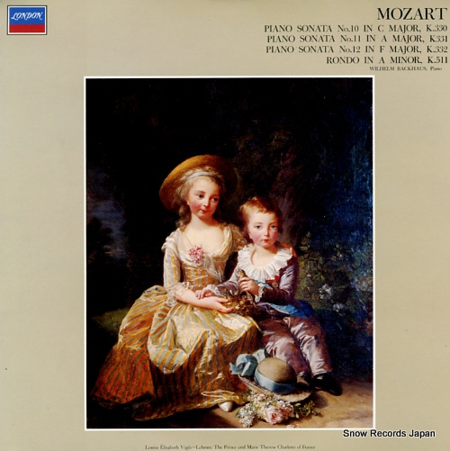 BACKHAUS, WILHELM mozart; piano sonata no.10, no.11, no.12 FCCA7022