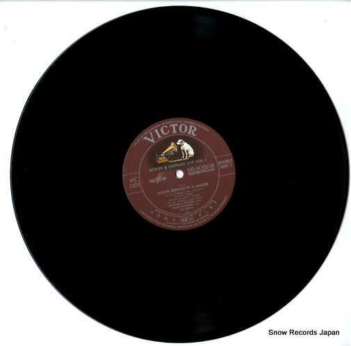 RICHTER, SVIATOSLAV / DAVID OISTRAKH richter & oistrakh live vol.1 VIC-5309