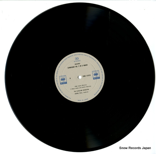 SZELL, GEORGE bruckner; symphony no.3 in d minor SONC10009