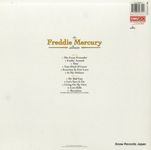 MERCURY, FREDDIE the freddie mercury album 724385567216
