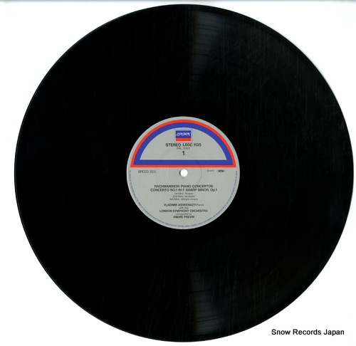 PREVIN, ANDRE rachmaninov; the four piano eonercos L60C-1135
