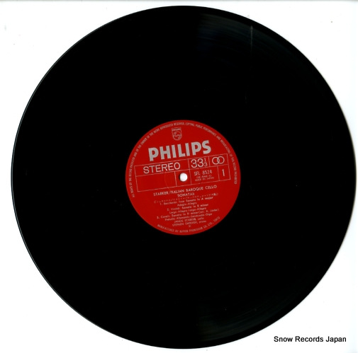 STARKER, JANOS italian cello sonatas SFL-8524